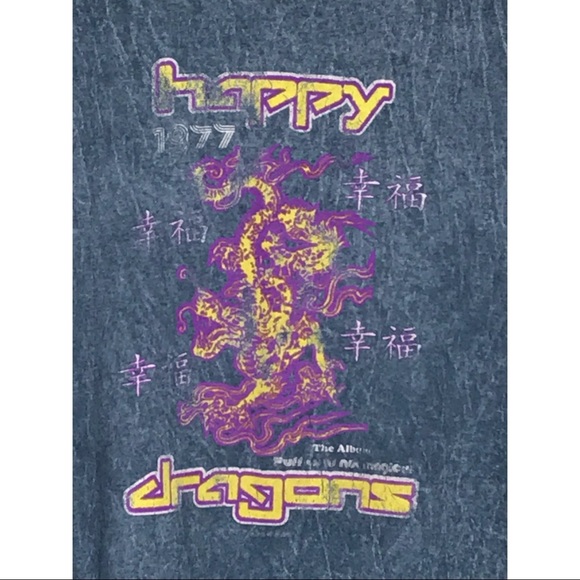 Sugar Happy Dragons Muscle Tee Tank Top - Picture 2 of 5